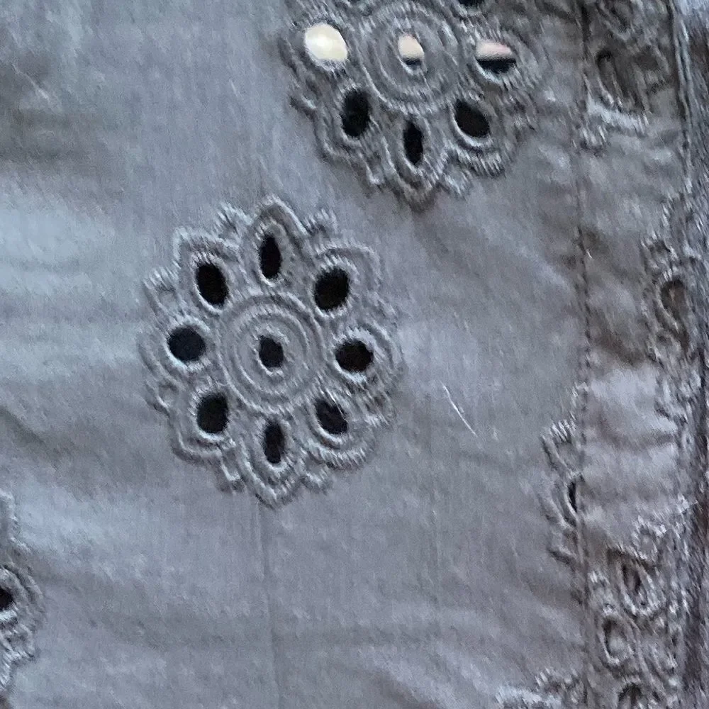 Patrick Robinson‎ Eyelet Tunic Dress Coverup